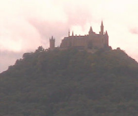 Obraz podglądu z kamery internetowej Hechingen - Hohenzollern castle